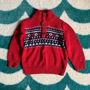 The Children’s Place Sweater (Red) Size 18-24mo
